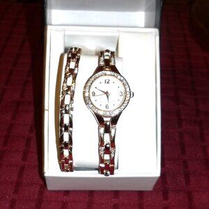 *** Matching WATCH & BRACELET Set *** Brand New / Gift Never Used